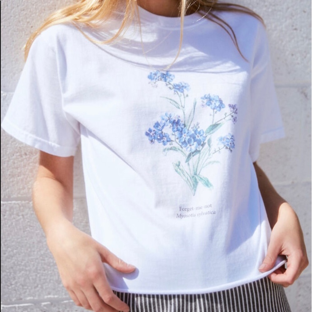 brandy melville/john galt aleena forget me not top